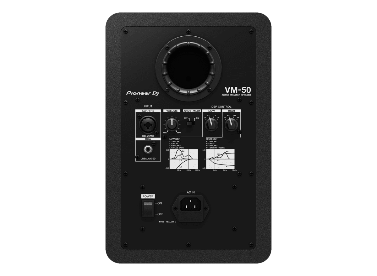 Pioneer VM-50 5” active monitor speaker (black)