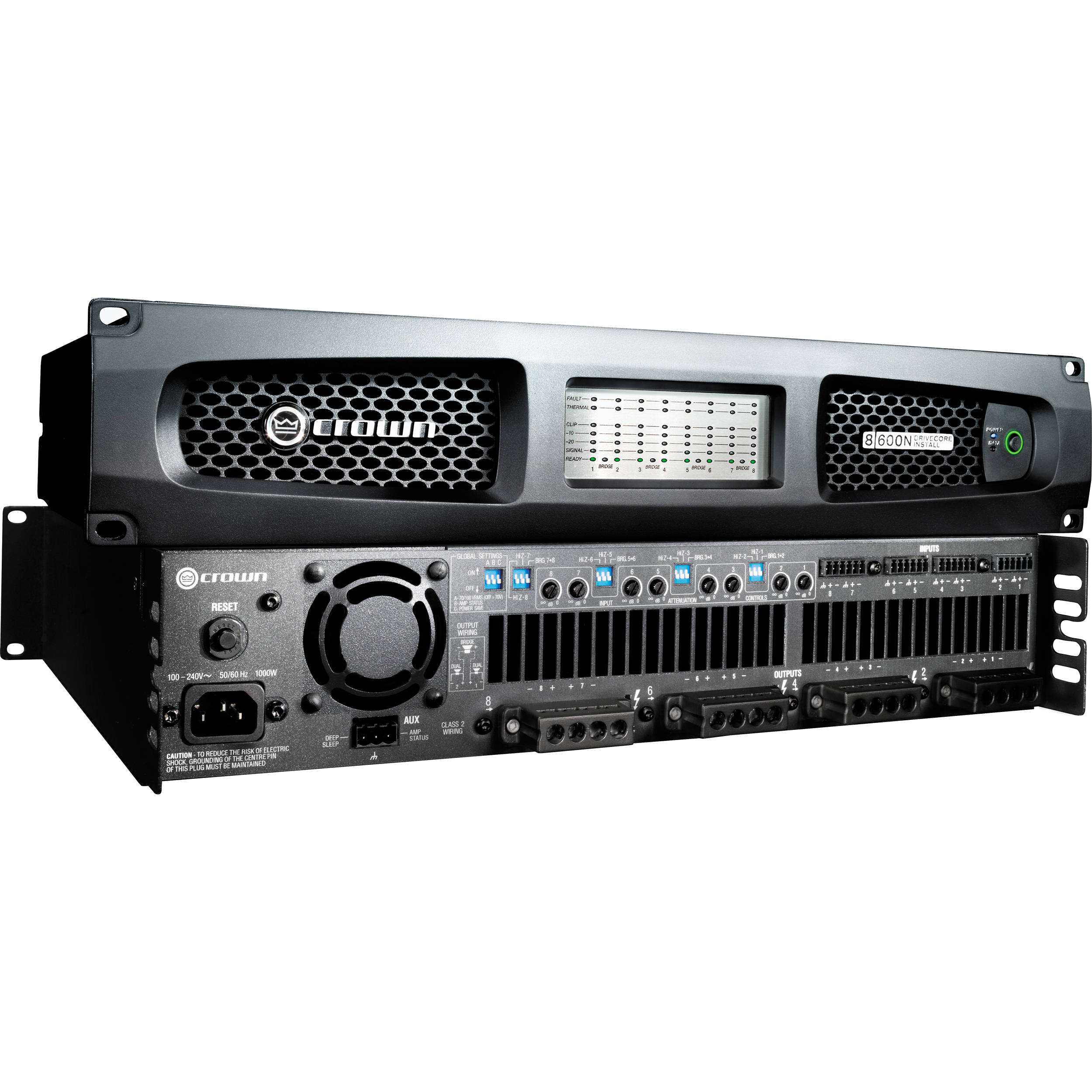 Crown Audio DriveCore Install 8|600N 2-Channel Network Amplifier
