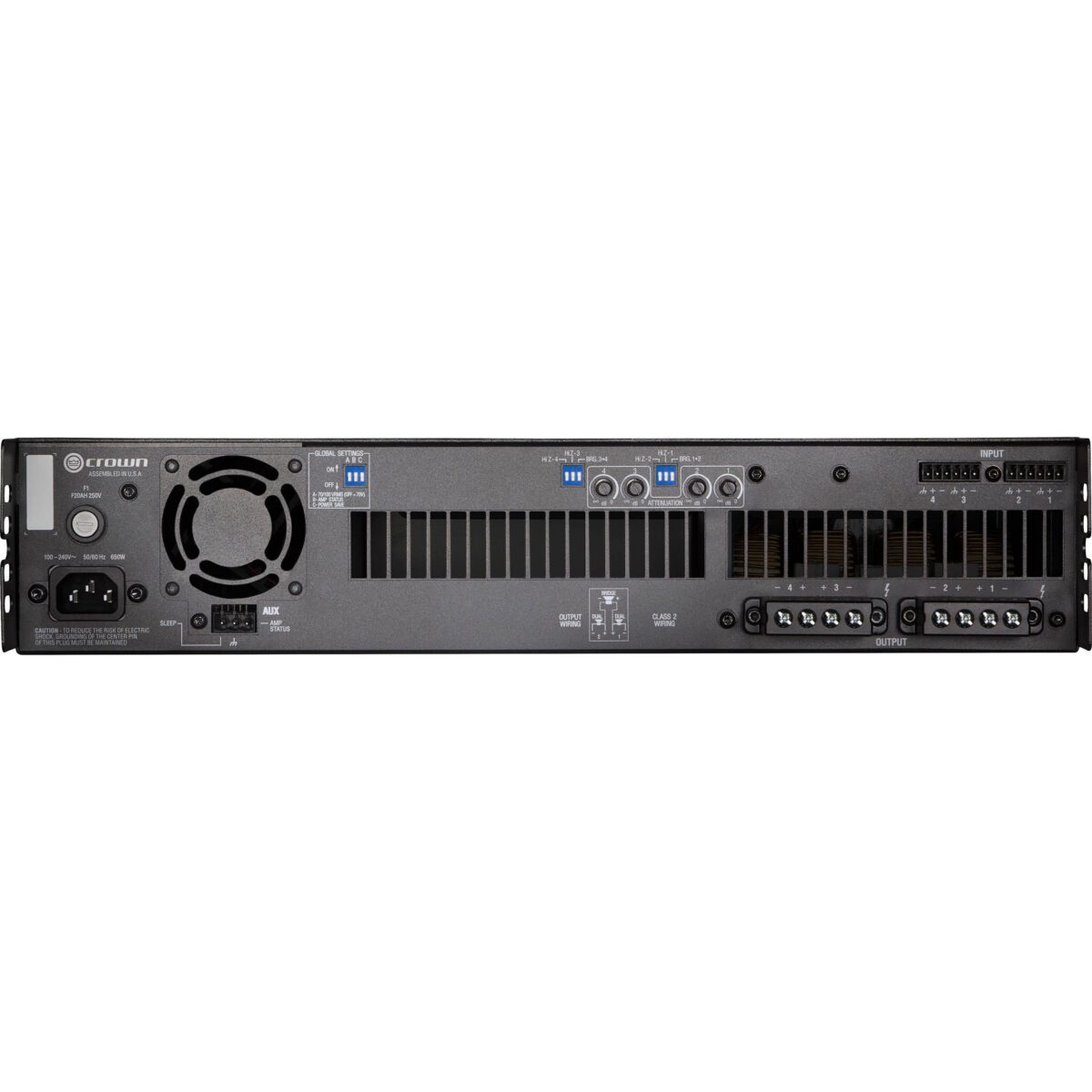 Crown Audio DCI 4/600 DriveCore Install Analog Series 4-Channel Amplifier 600 Watts x 4