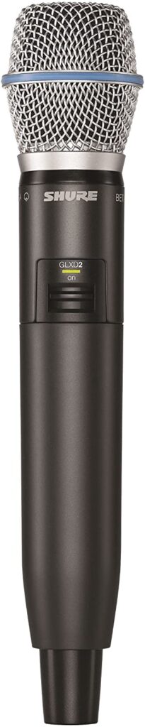 Shure GLXD2/B87A Handheld Transmitter with Beta 87A Microphone, Z2
