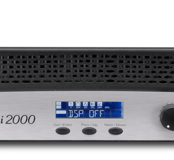 The 2 RU rack-mountable Crown Audio CDi 2000 is a rugged, lightweight commercial power amplifier designed for dual-channel or bridge-mono operation in installed audio applications such as restaurants, retail stores, warehouses, offices, and more.