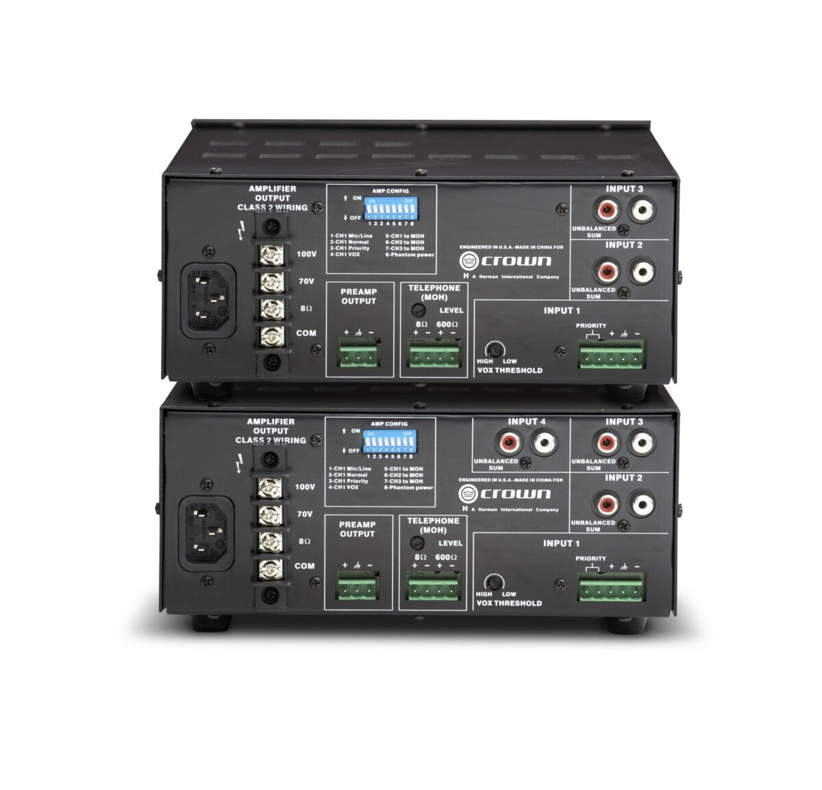Crown 135MA 3-input 35W Mixer-Amplifier