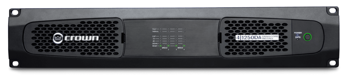 Crown DCi 4|1250DA Power Amplifier with Dante