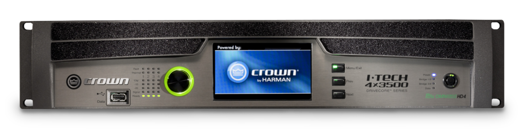 CROWN I-Tech 4x3500HD Four-channel, 4000W @ 4Ω Power Amplifier