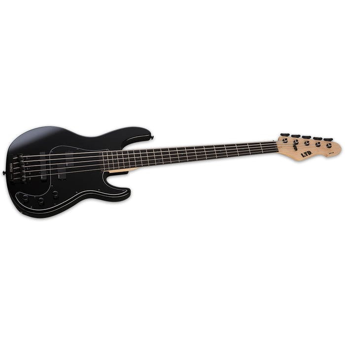 ESP LTD LAP5BLK 5-String Alder Body Bass Guitar - Black Finish