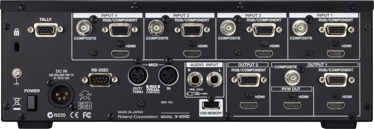 Roland V-40HD Video Mixers