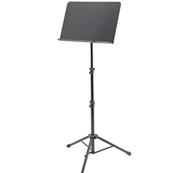 &M Orchestra All Aluminum & Steel Plate Music Stand Black Color