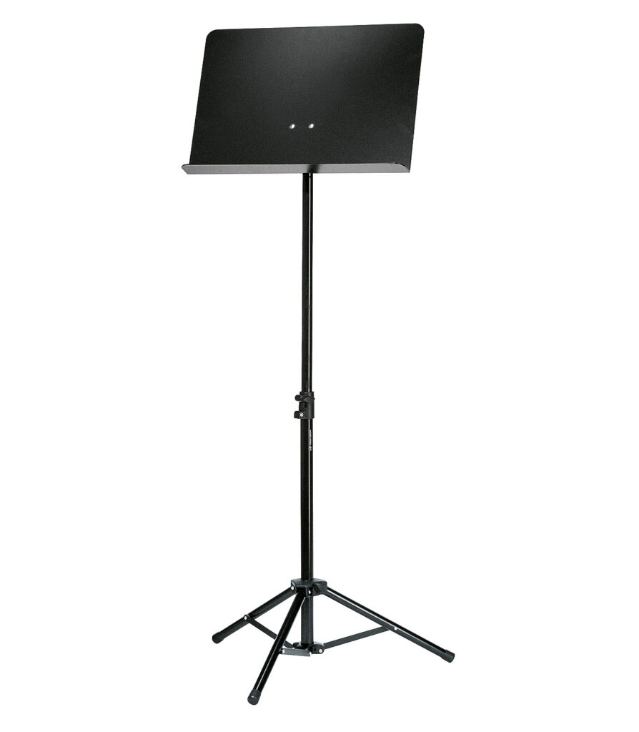 K&M Orchestra All Aluminum Music Stand Black Color