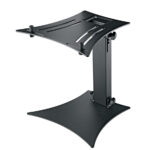 This foldable and space-saving laptop stand is a must-have for every mobile DJ and musician.