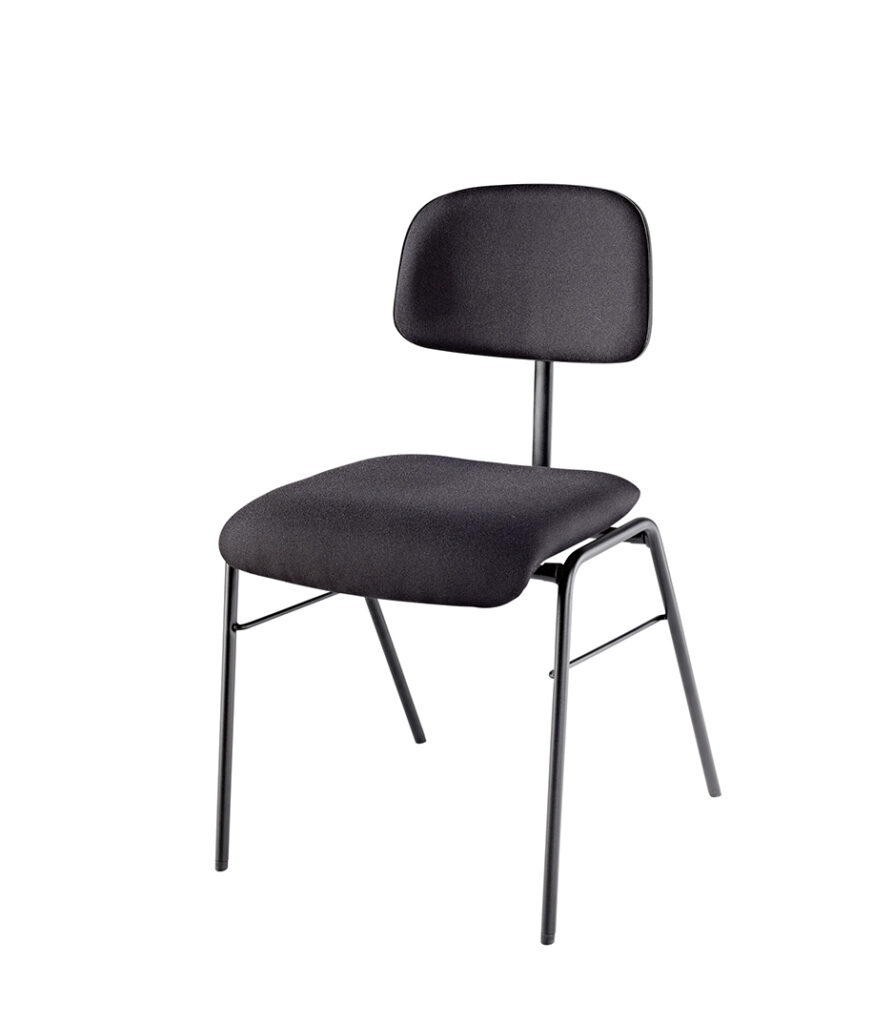 K&M Musician’s Chair With Upholstered Seat & Backrest