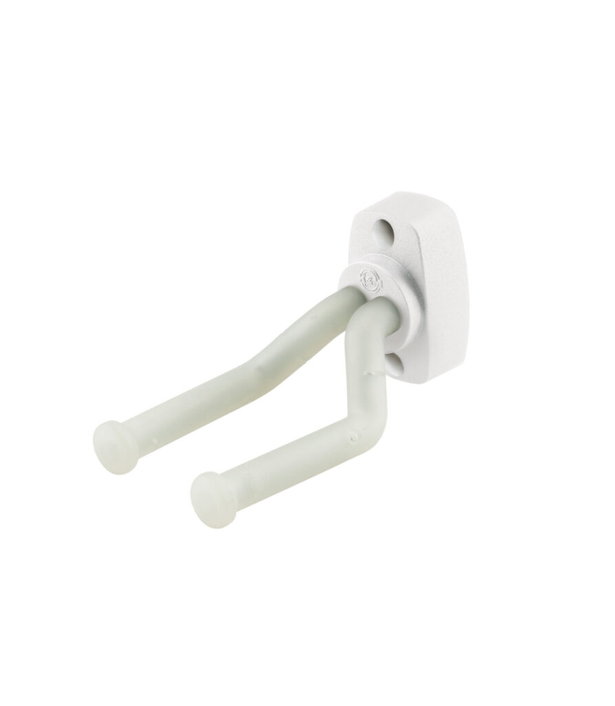 K&M Guitar Wall Mount White Color