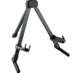 K&M Guitar Stand Memphis Travel Black Anodized Color
