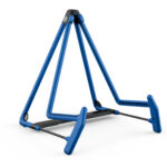 K&M Guitar Stand A Shape Heli 2 Design Blue Color
