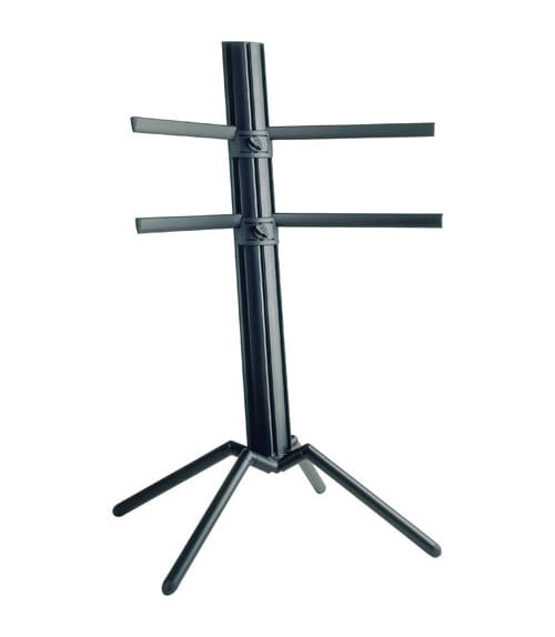 K&M Spider Keyboard Stand, Black Anodized Finish