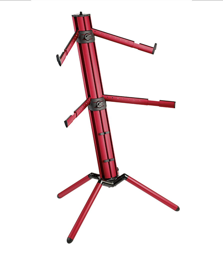 The »Spider Pro« is the further development of the »Spider« keyboard stand.