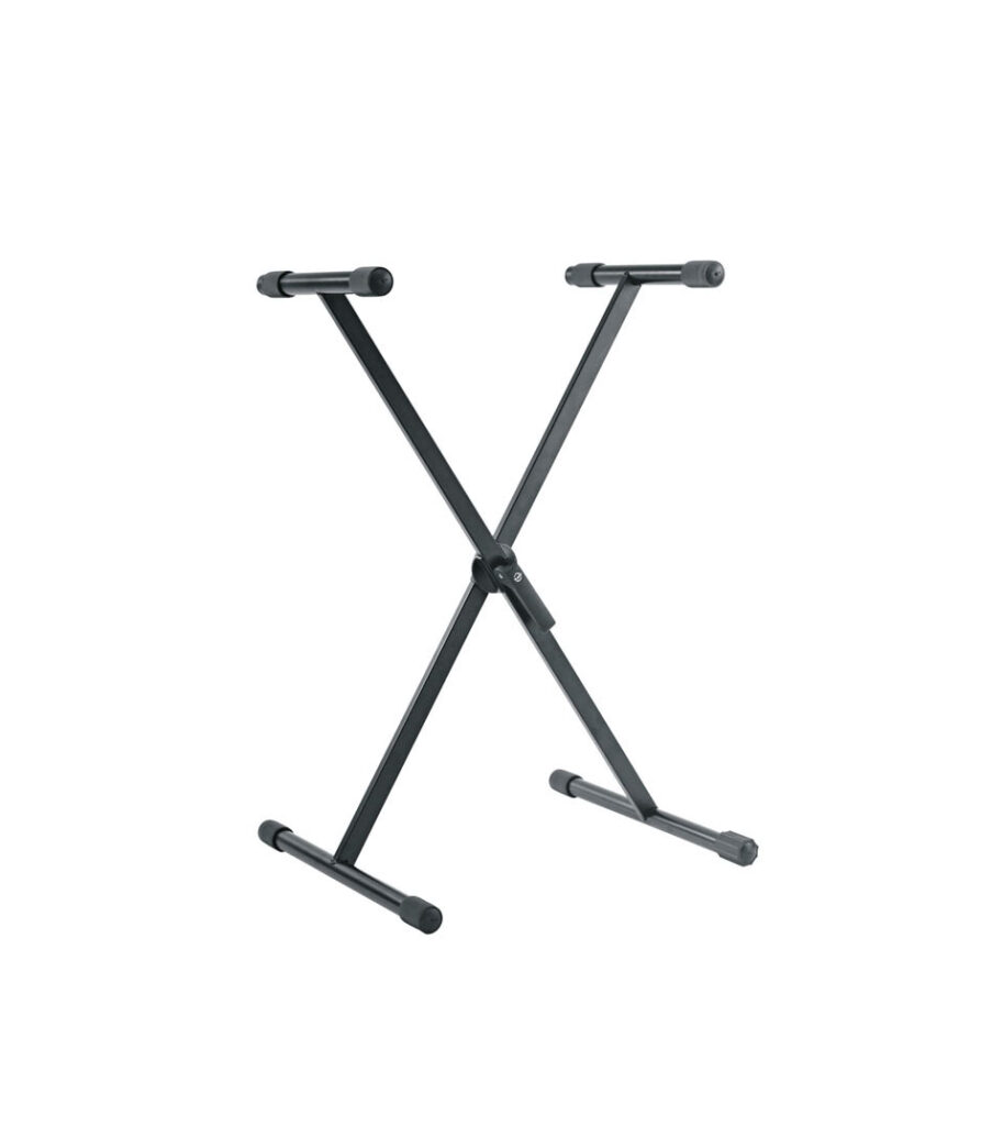 K&M Single X-Stand For Keyboard Black Color