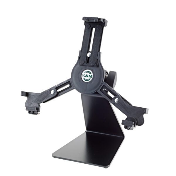 K&M Table Stand with Universal Tablet Holder