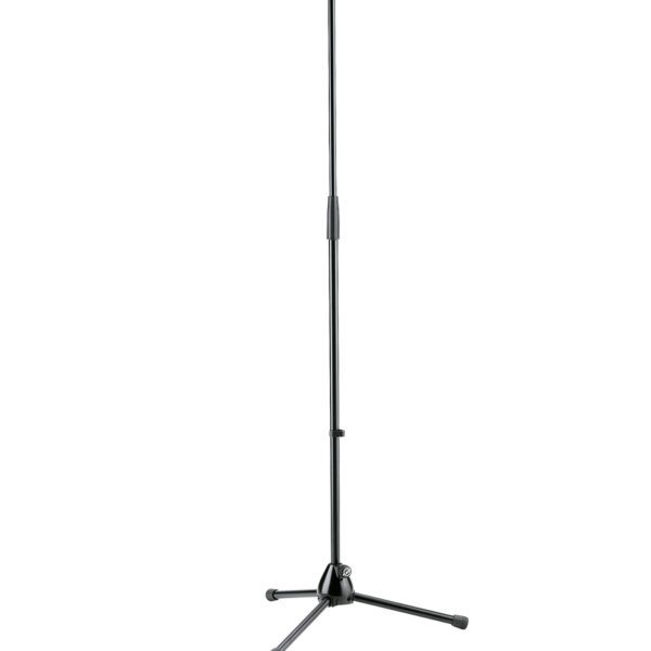K&M Telescoping Microphone Stand With Short Legged Design & Die-Cast Base
