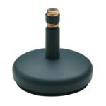 The K&M 23266 Table Top Microphone Stand (Gray) is a small and inobtrusive, yet it solidly supports your microphone in its compact base.