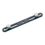 K&M Microphone Bar Black Anodized 5/8