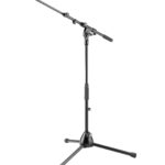 K&M Low-Level Microphone Stand, Telescopic Stand