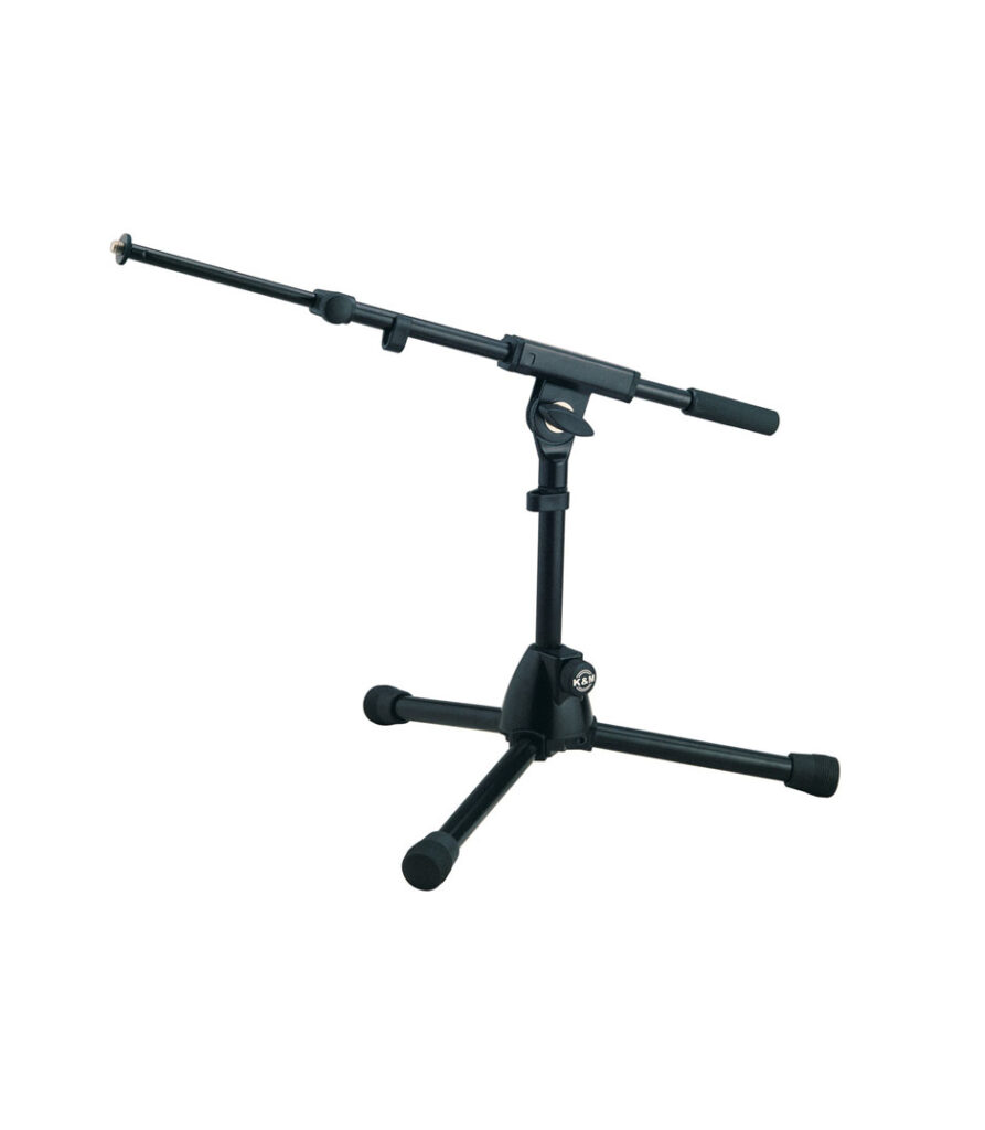 K&M Extra Low Design Microphone Stand for Bass Drums
