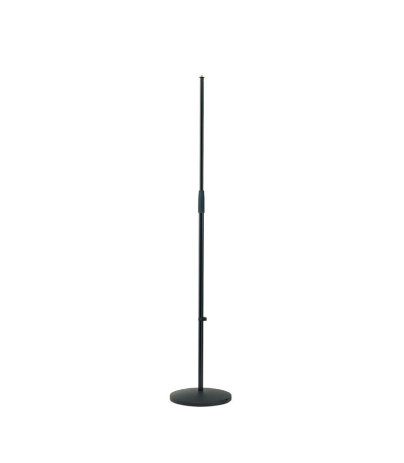 K&M Microphone Stand, Cast Iron Round Base Black Colour Audio Shop Dubai