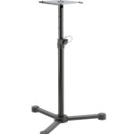K&M Monitor Stand with 3-Leg Base Black Color