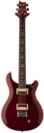 PRS SE 277 Baritone Electric Guitar in Black Cherry Finish, PRS SE Gig Bag Included.
