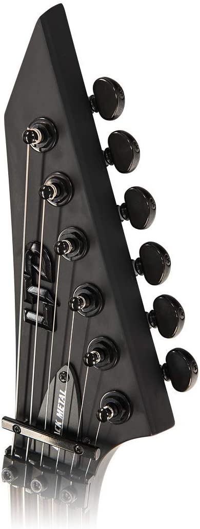 ESP LTD M-Black Metal Electric Guitar, Black Satin