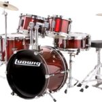 Ludwig LJR1064 Junior Drum Kit, Wine