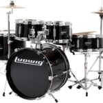 Ludwig LJR1061 Junior Drum Kit, Black