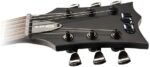 ESP LTD EC-Black Metal Electric Guitar, Black Satin