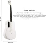 LAVA ME 2 Carbon Fiber Acoustic Electric Travel Guitar White