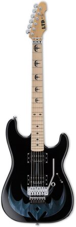 ESP LTD MW-TR-1 Michael Wilton BK w/ TR-1 Single Tri-Ryche Graphic Electric Guitar