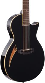 ESP LTD TL-12 Thinline 12-String Acoustic Electric Guitar, Black