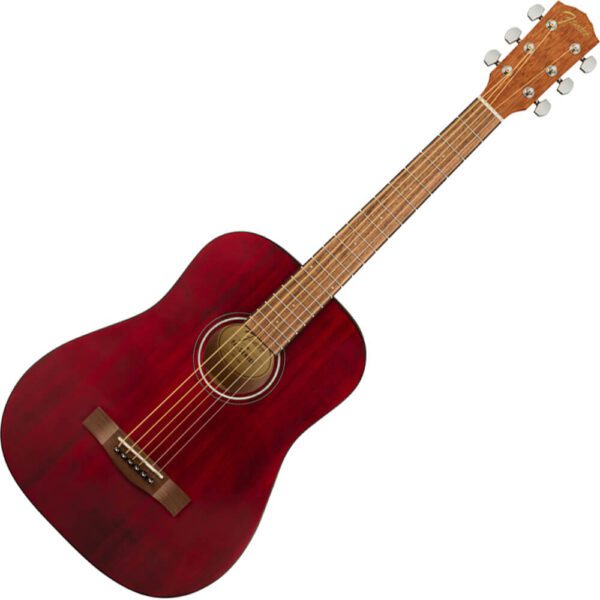 Fender FA-15 3/4 WN Red Acoustic Guitar