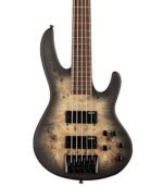 ESP LTD D-5 Bass Guitar - Black Natural Burst Satin