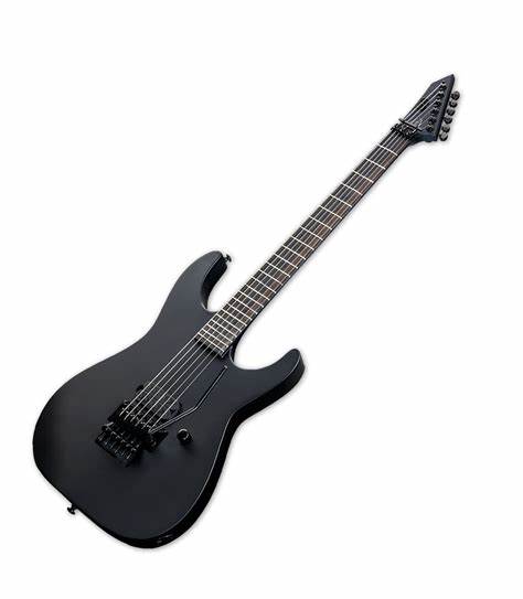 ESP LTD M-Black Metal Electric Guitar, Black Satin