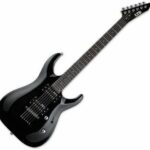 ESP LTD MH-10 Electric Guitar with Gig Bag, Black