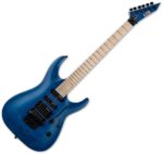 ESP LTD MH-203QM Electric Guitar, See Thru Blue