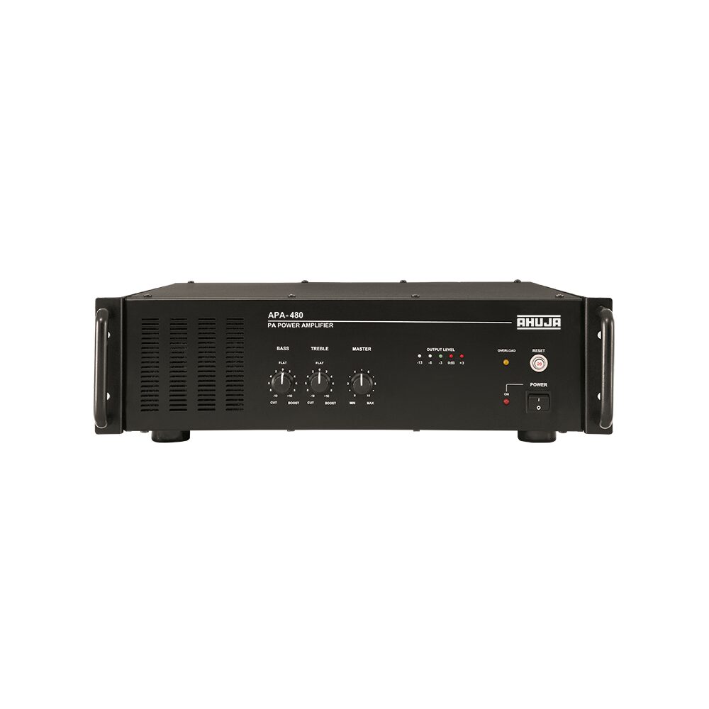 Ahuja APA480 PA Amplifier 600W w/ 1 Priority 2 Aux Inputs
