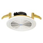The Ahuja CS663T is an aesthetically designed plastic grille and easy mounting with spring-loaded clamps. An Ideal Audio solution for Hotels, Shopping Malls, Offices.