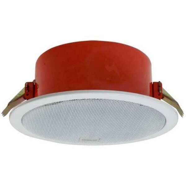Ahuja CSF6061T is a high-quality fire dome ceiling speaker with an aesthetically designed metal frame and a protective metal dome and a 6" Full Range Speaker 6W/100V.