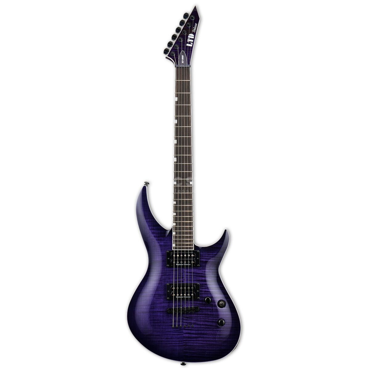 ESP LTD H3-1000 Flame Maple Electric Guitar in See Thru Purple Sunburst