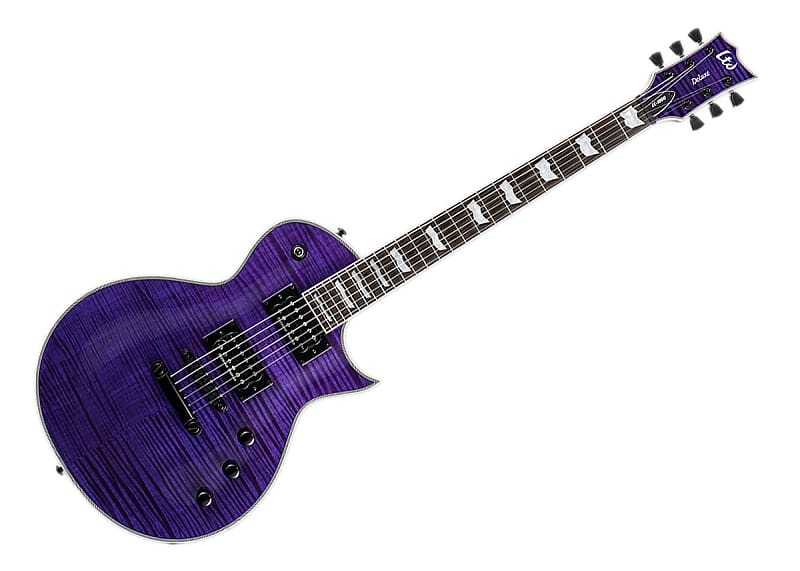 ESP LTD EC-1000 Electric Guitar - See Thru Purple