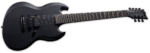ESP LTD Viper-7 Baritone Black Metal Electric Guitar - Black Satin