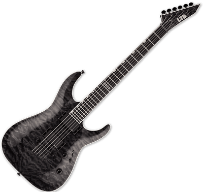 ESP MH-401NT Electric Guitar, See Thru Black