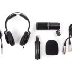 Zoom live track l8 and ZDM-1 Podcast Microphone Pack Bundle