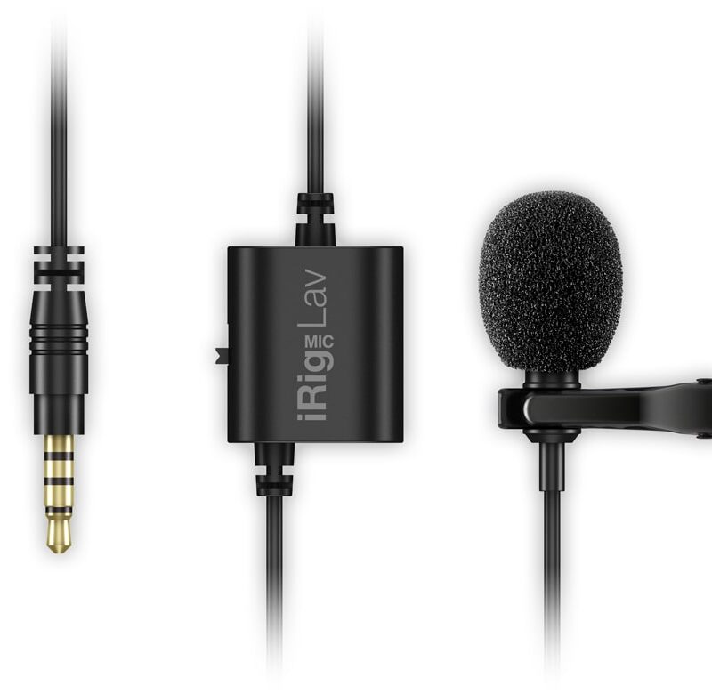 IK Multimedia iRig Mic Lav lavalier mic for iOS and Android